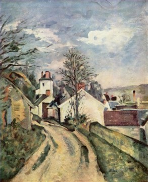 Paul Cezanne Painting - La casa del Dr. Gached en Auvers Paul Cezanne
